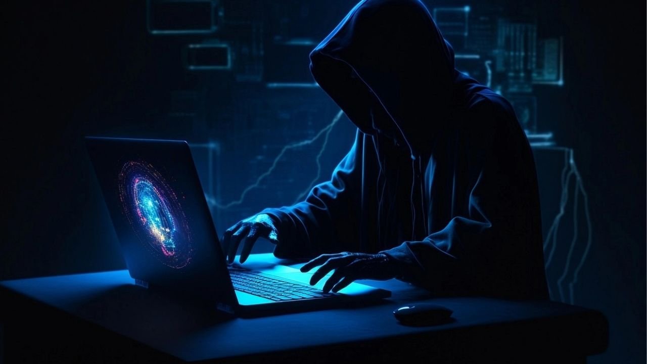 Hacker image representing 16 billion password leak online