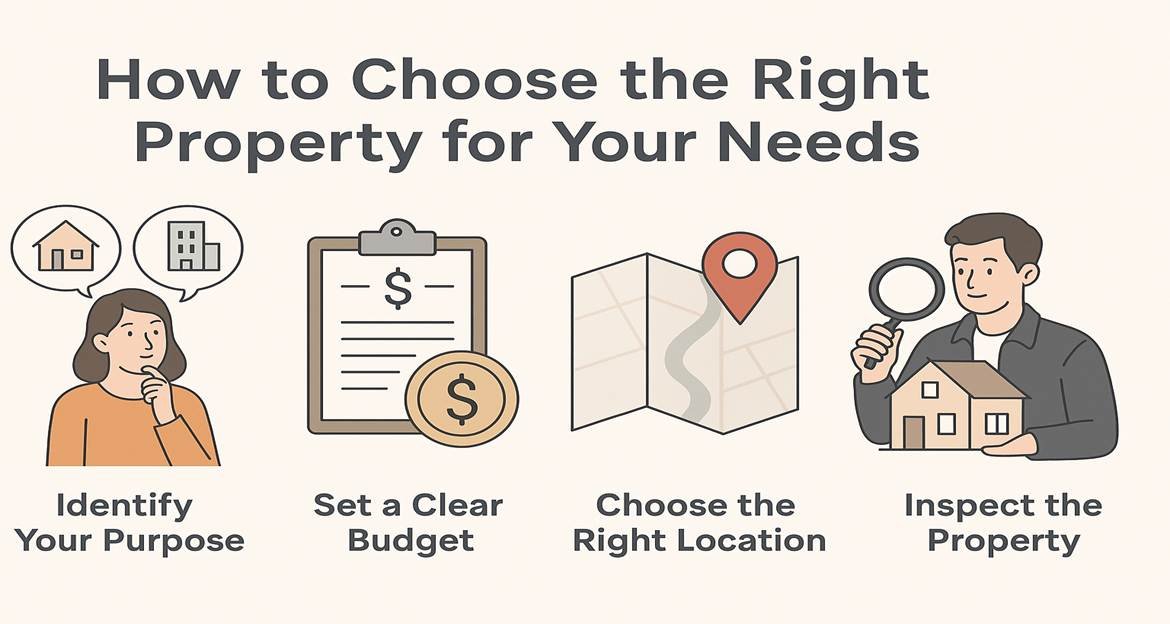 steps to consider while property purchasing