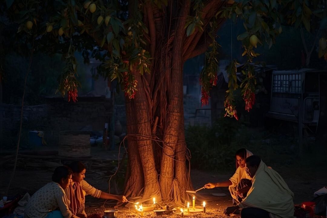 Belief Still Lives Strong in Villages