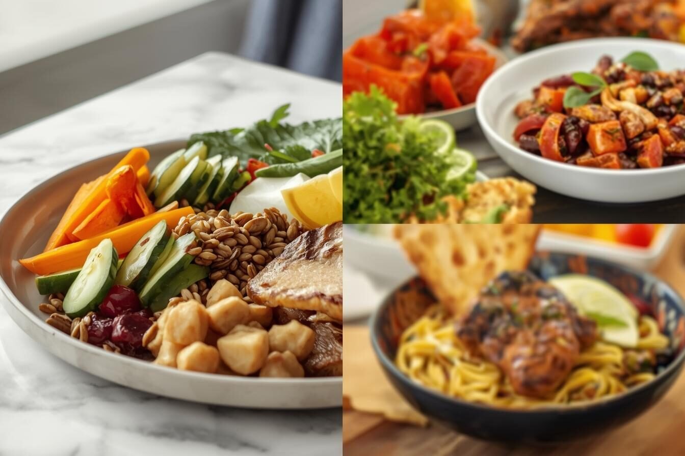 Promotional materials for a restaurant or a healthy eating initiative