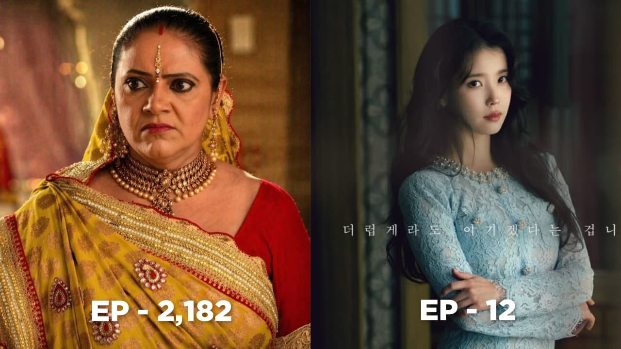 Comparison between K-drama and Indian serial episode length