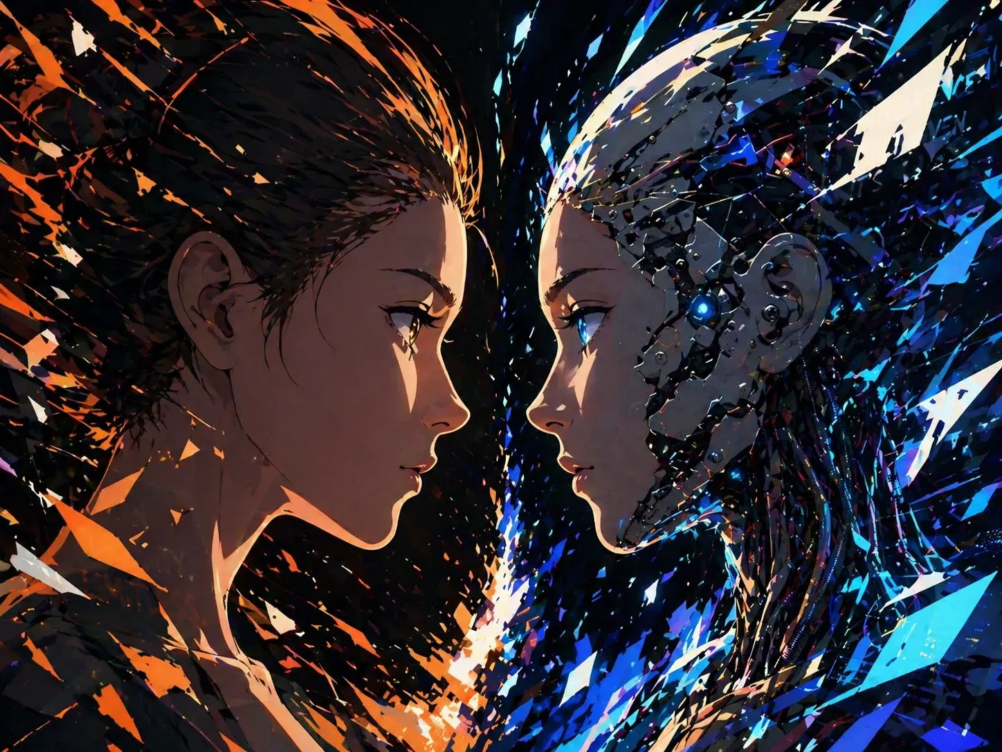 human vs robot ai