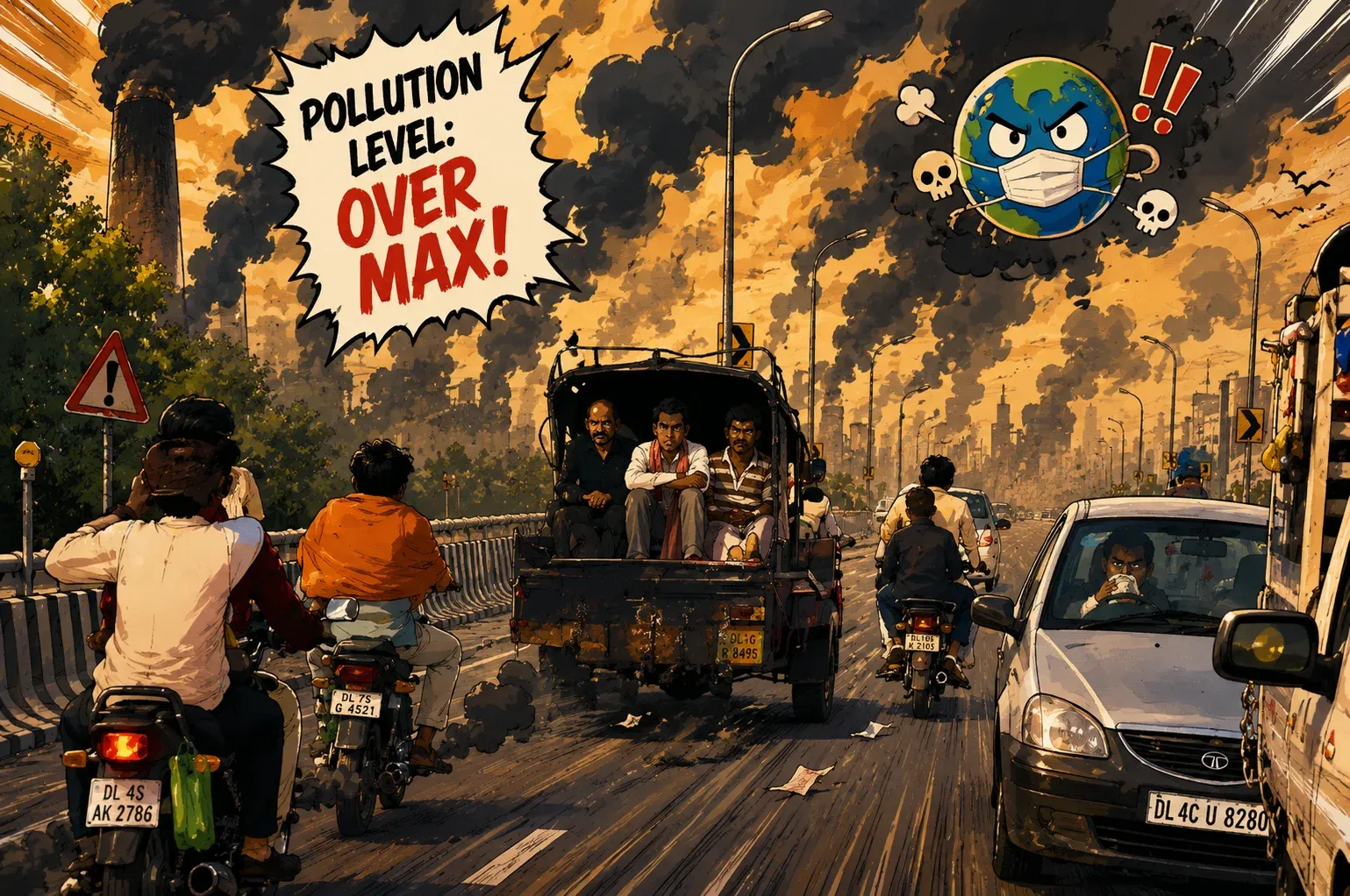 over-polluted cities