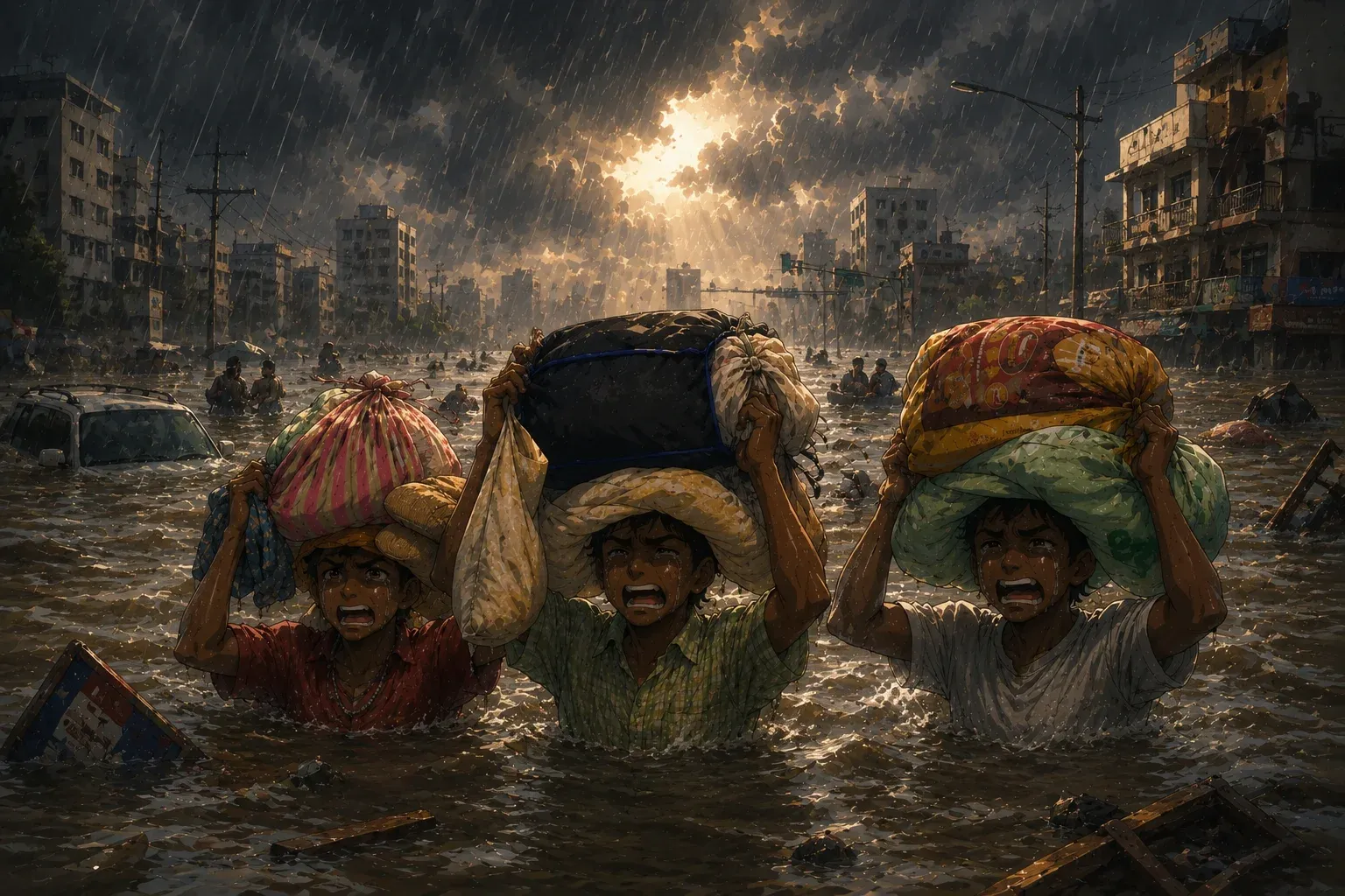 floods and water crisis in india