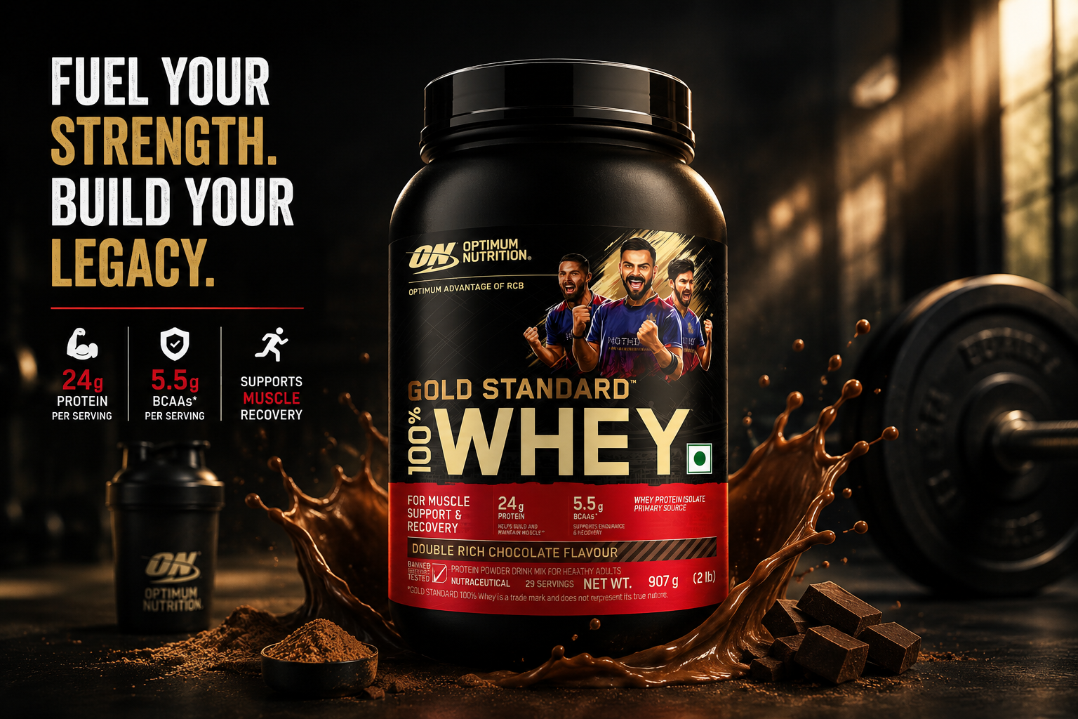 Image represents ON standard Whey