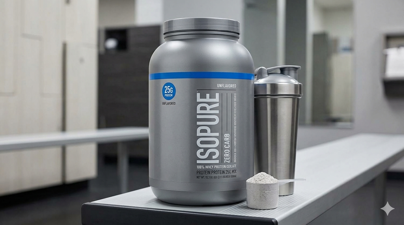 Image represents isopure best zero carb Whey protein