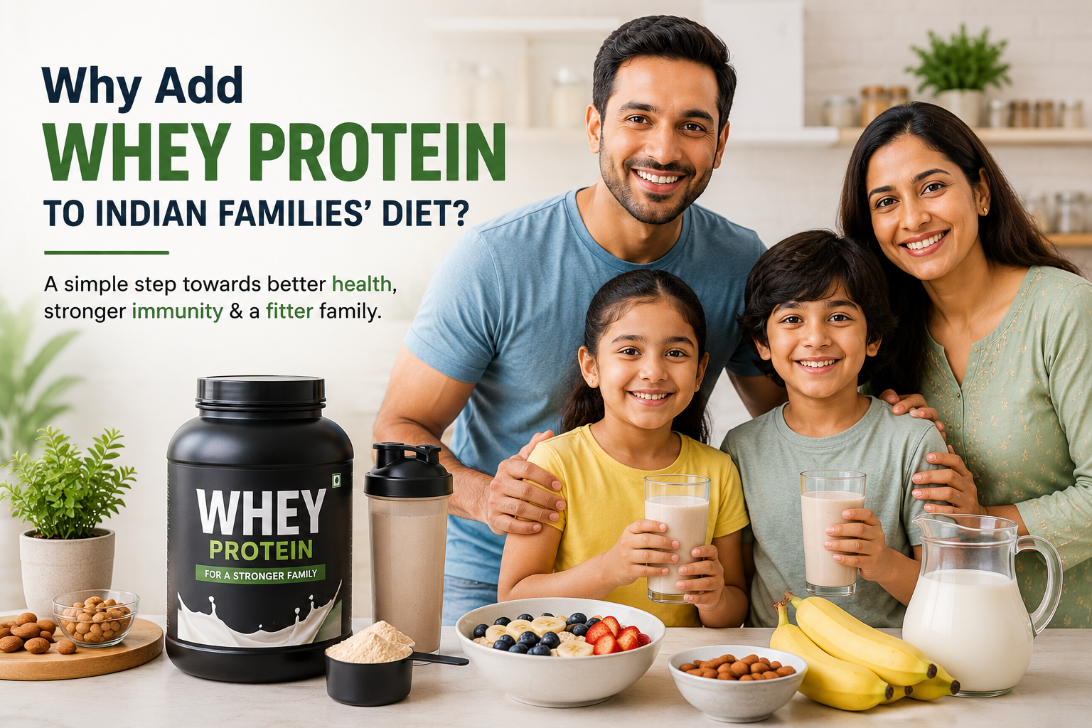 Image represents importance of Whey protein
