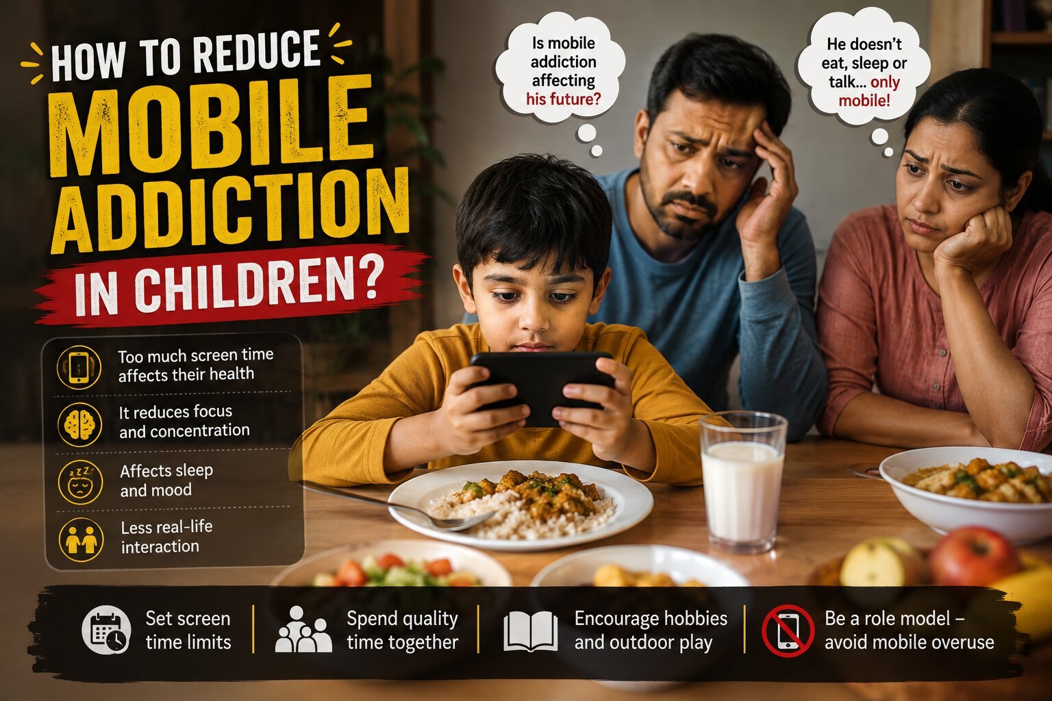 How to reduce mobile addicition