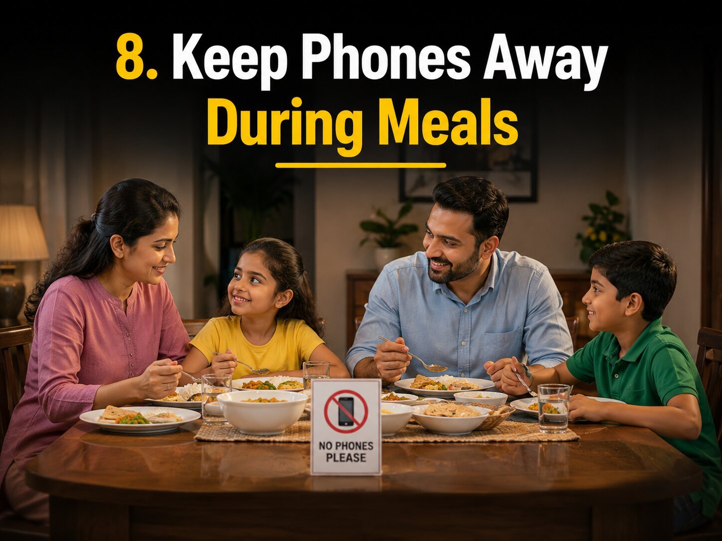 Keep Phones Away During Meals