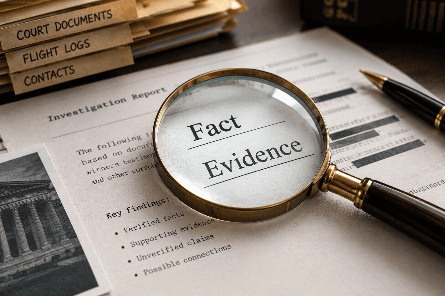 Verified facts and evidence